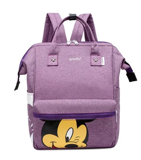 Disney Mickey Mouse Backpack Anime Large Capacity Travel Mommy Bag Women\'s Backpack  Cartoon Kids Bag Schoolbag Gift