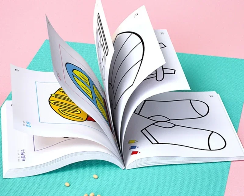 160-stronicowe dziecięce malowanki, książki do malowania, samochody, zwierzęta, warzywa, książeczka obrazkowa dla niemowląt, szkoła, wczesna edukacja, artykuły papiernicze.