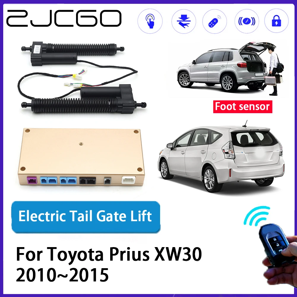 

ZJCGO Car Auto Trunk intelligent Electric Tail Gate Lift Automatic Tailgate Opener for Toyota Prius XW30 2010~2015