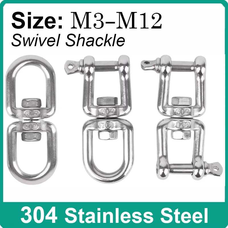 Двусторонний поворот на 360° из нержавеющей стали 304. ° Кольцевой соединитель с карабином M3-M12 Щелевой поворотный анкерный соединитель карабин 고리 후크 Двусторонний поворот на 360° из нержавеющей стали 304. ° Кольцевой соединитель с карабином M3-M12 Щелевой поворотный анкерный соединитель карабин 고리 후크