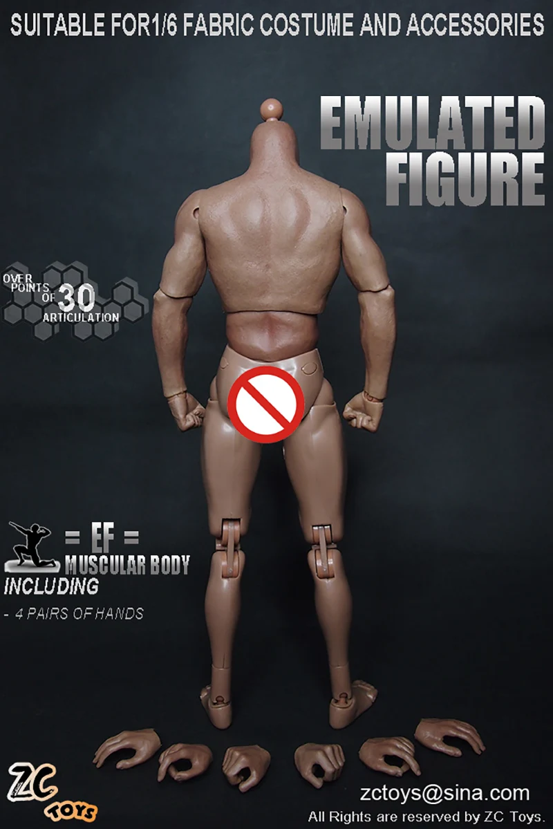 1/6 ZCTOYS S005 męski chłopiec ciało rysunek wojskowy pół gumowana klatka piersiowa muskularne wąskie ramię podobne do TTM19 12 "figurka