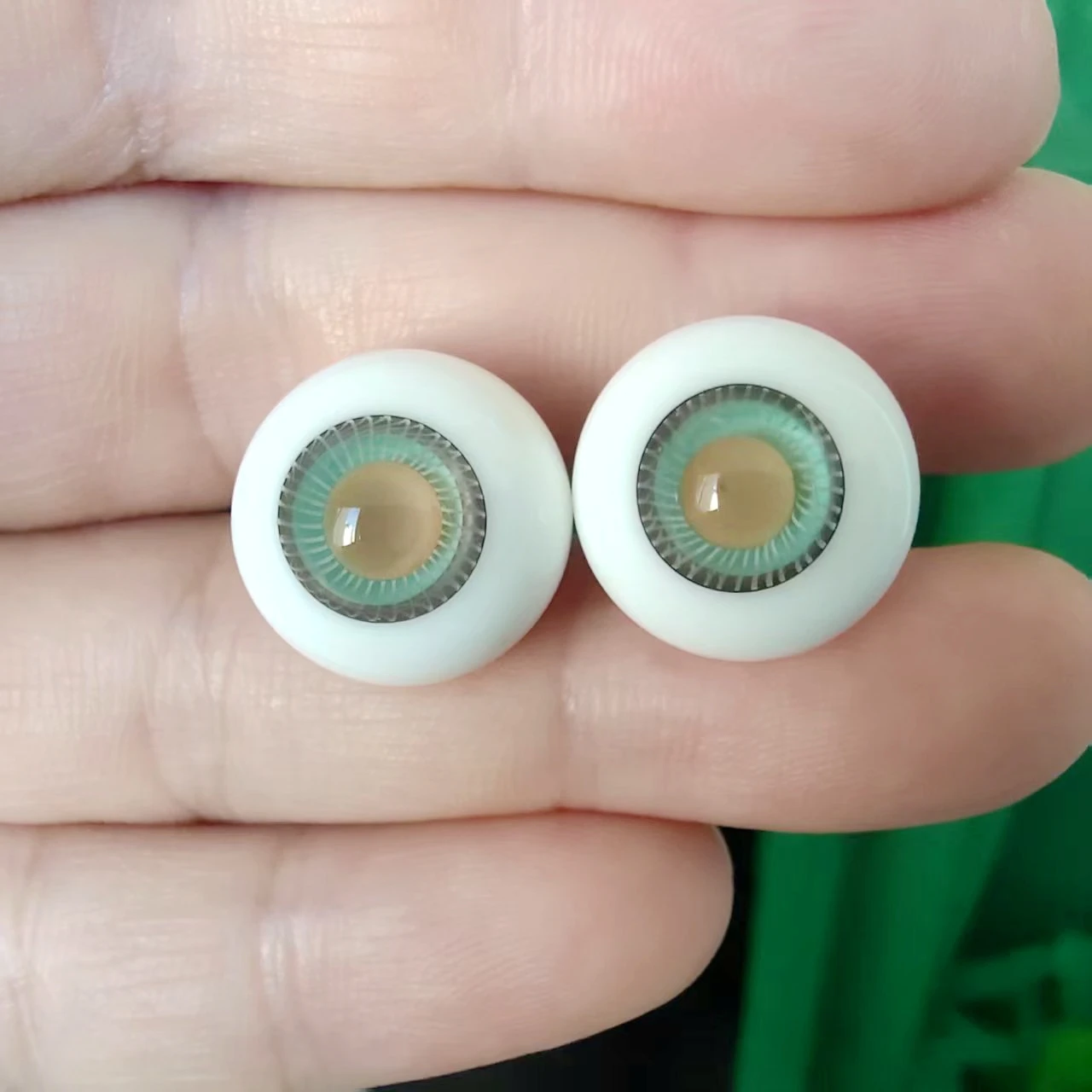 [Wamami] 6mm 8mm 10mm 12mm 14mm 16mm 18mm 20mm 22mm 24mm grüne Glasaugen Augapfel SW14 BJD Puppe Dollfie Reborn Herstellung Handwerk