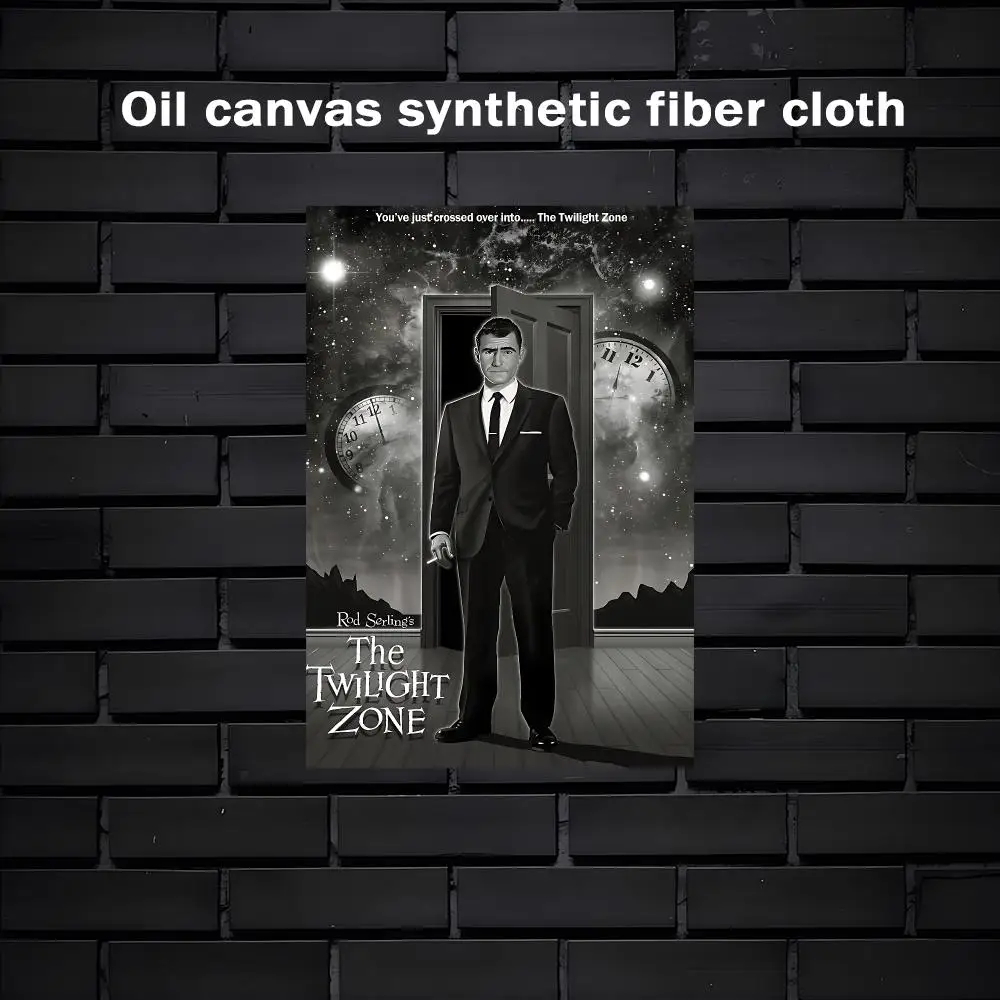 Classic the Twilight Zone Painting Calligraphy Exhibition poster photo oil painting canvas synthetic fiber for living dining