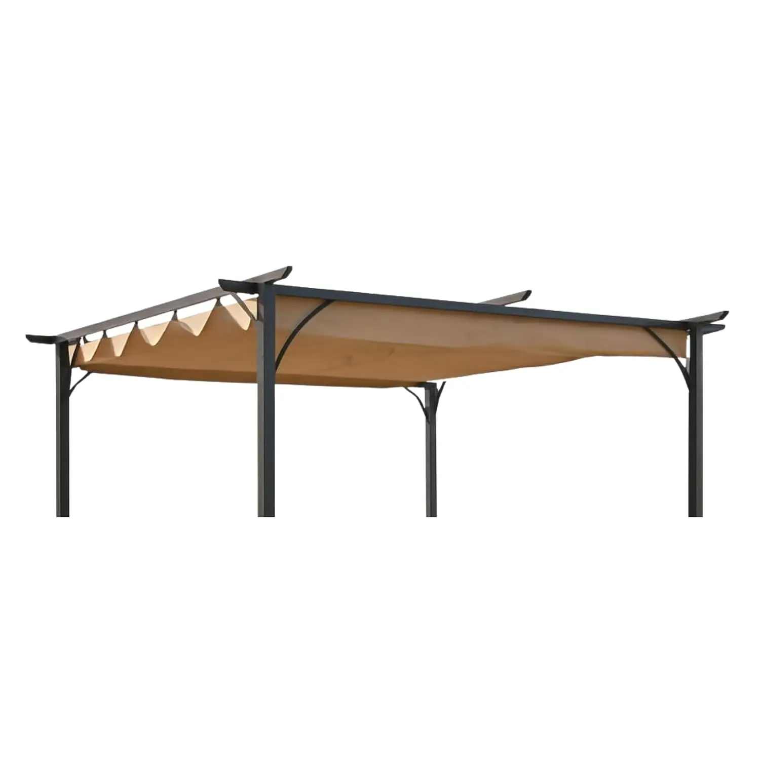 Reinforced RipLock 350 Replacement Canopy Top Cover Compatible with 10' x 10' Pergola Model 84C-093 Beige, Customized