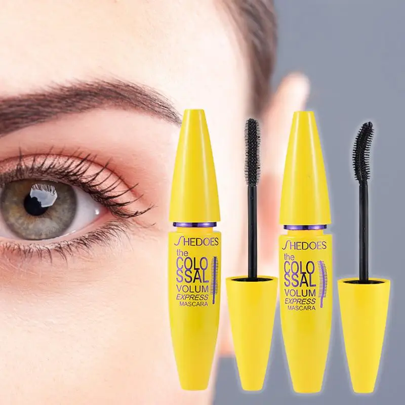 Mascara Lengthens Eyelashes Extra Volume Waterproof Natural Look Lashes Female Professional Cosmetics Makeup For Beginners