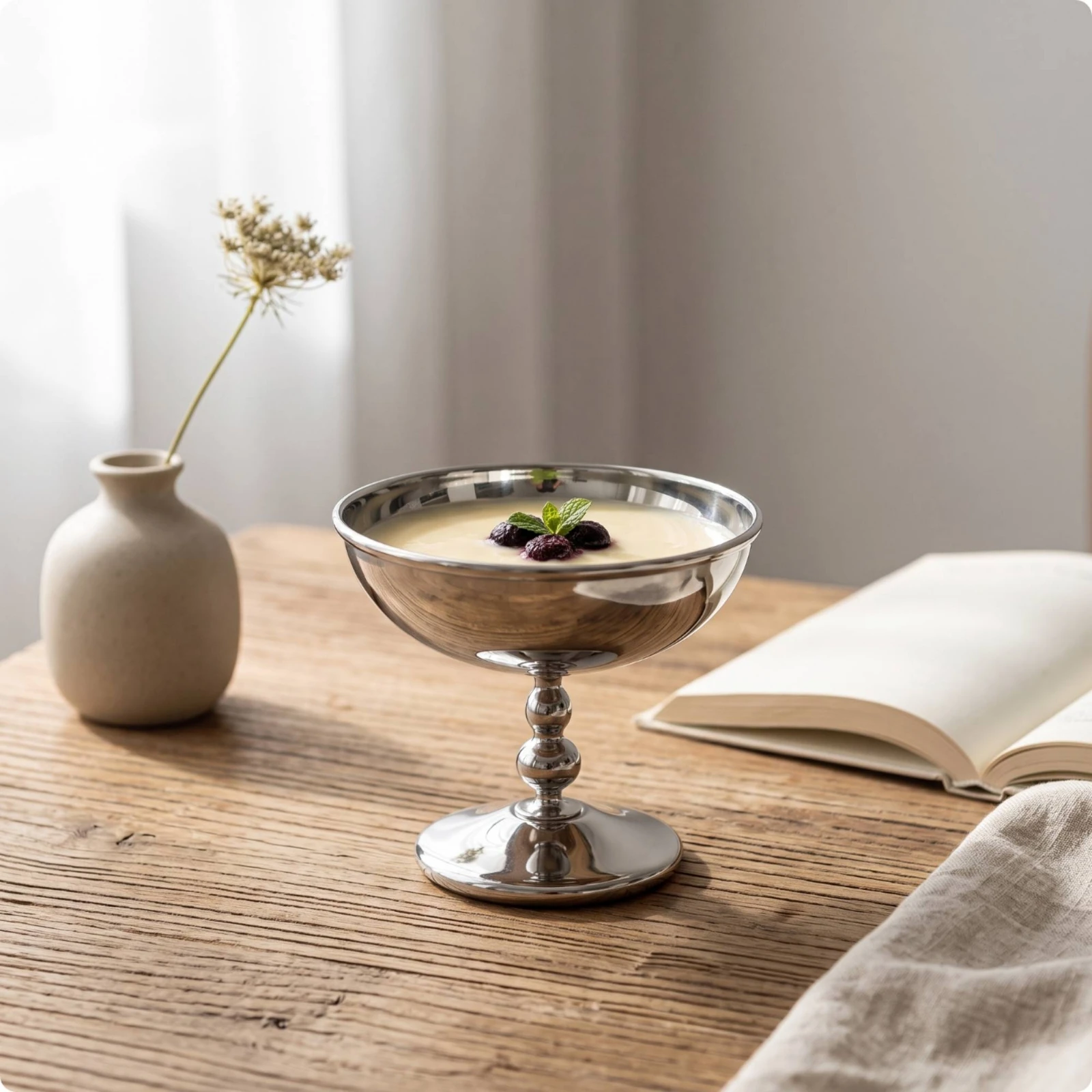Pedestal Dessert Bowl Reusable Pudding Cup Cups Stable for Cafes, Parties, Home Dining