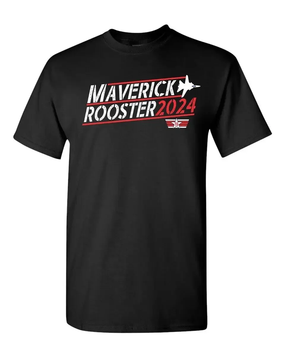 Maverick Rooster Top Gun For President 2024 Unsex Tee Shirt 345