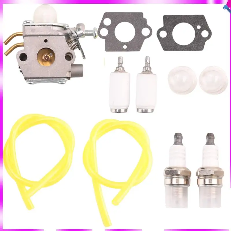 

N96R C1UH142 Карбюратор с комплектом настройки топливопровода для Homelite UT-085801 UT-21947 Craftsman 26CC Edger String Trimmer Blower