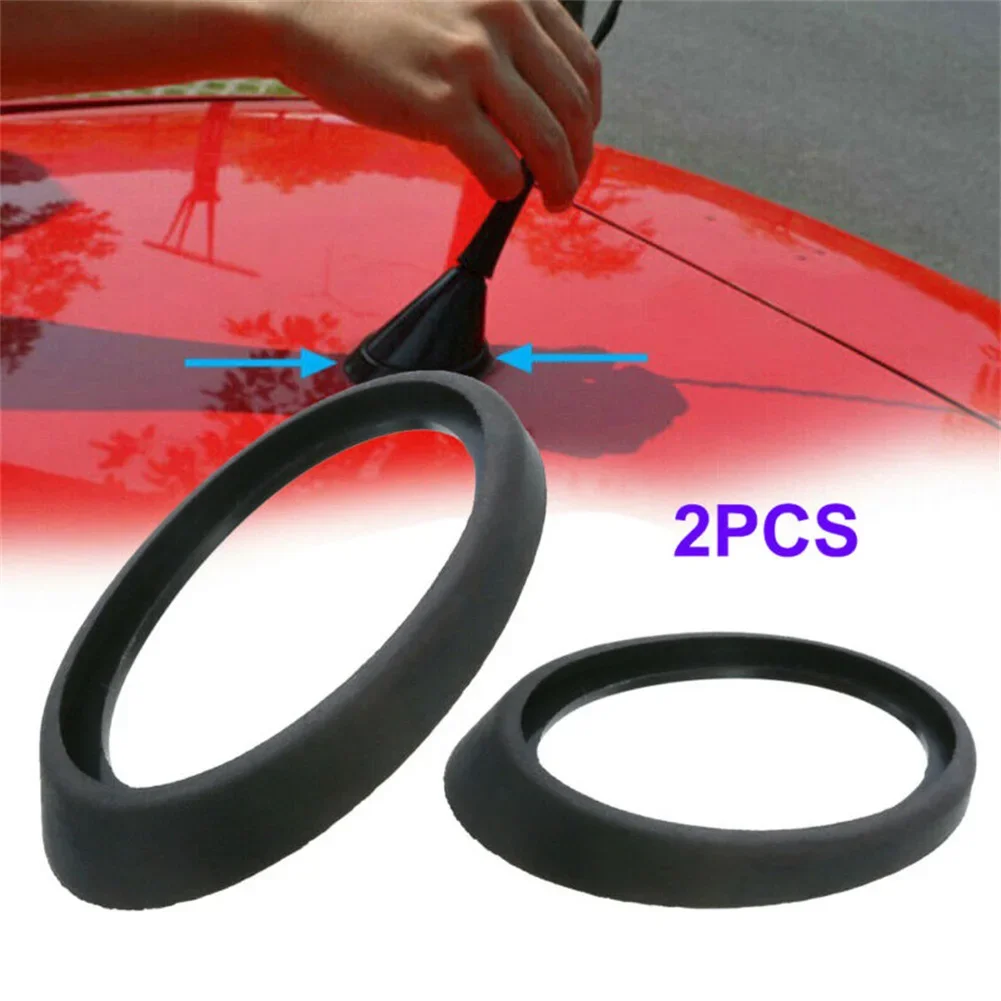 

New Portable Practical Quality Roof Aerial Base Gasket Seal Accessories Brand New Parts Replacement Rubber Tool 2Pcs