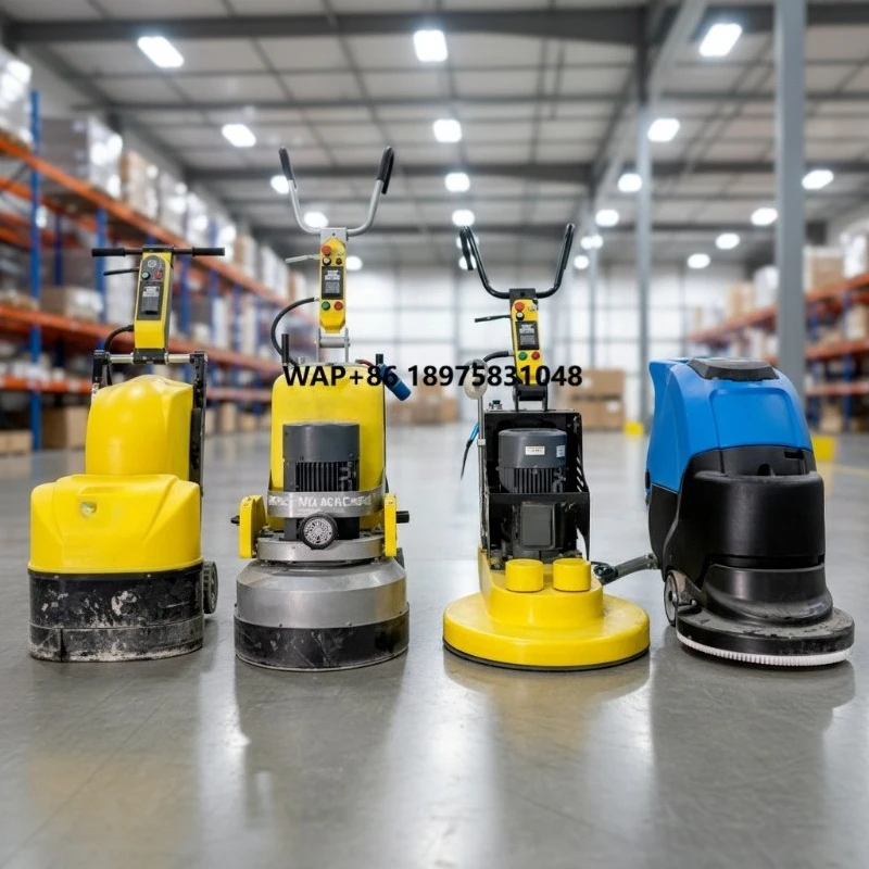Diamond dust-free concrete grinder Grinding and polishing machine Industrial workshop Factory floor polishing machine