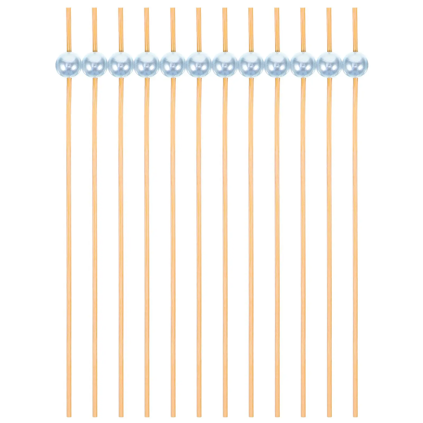 

12 Pcs Fruit Toothpicks Cocktail Skewers Appetizers Charcuterie Sticks Food Picks Solid Wood Smooth Safe Use Fruit Plate