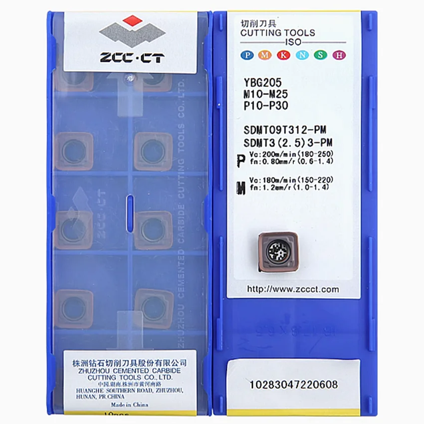 

SDMT09T312-PM YBG202/SDMT09T312-PM YBG205/SDMT09T312-PM YBC302/SDMT09T312-PM YBM253 YBG205H ZCC.CT CNC carbide milling inserts