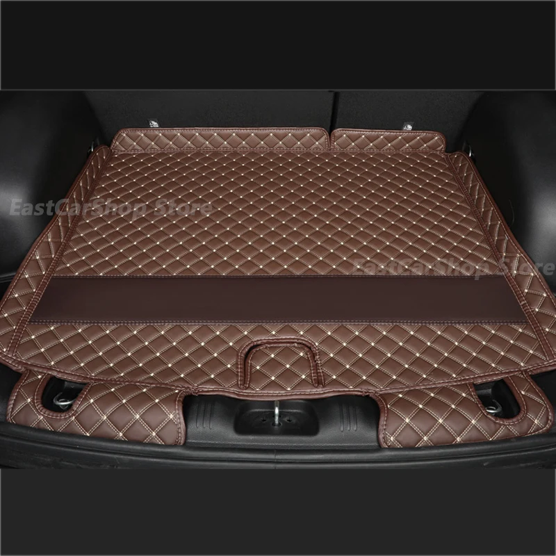 For Jeep Compass 2017-2021 Car Rear Trunk Mat Cargo Boot Liner Tray Rear Boot Luggage Decoration Accessories Cover