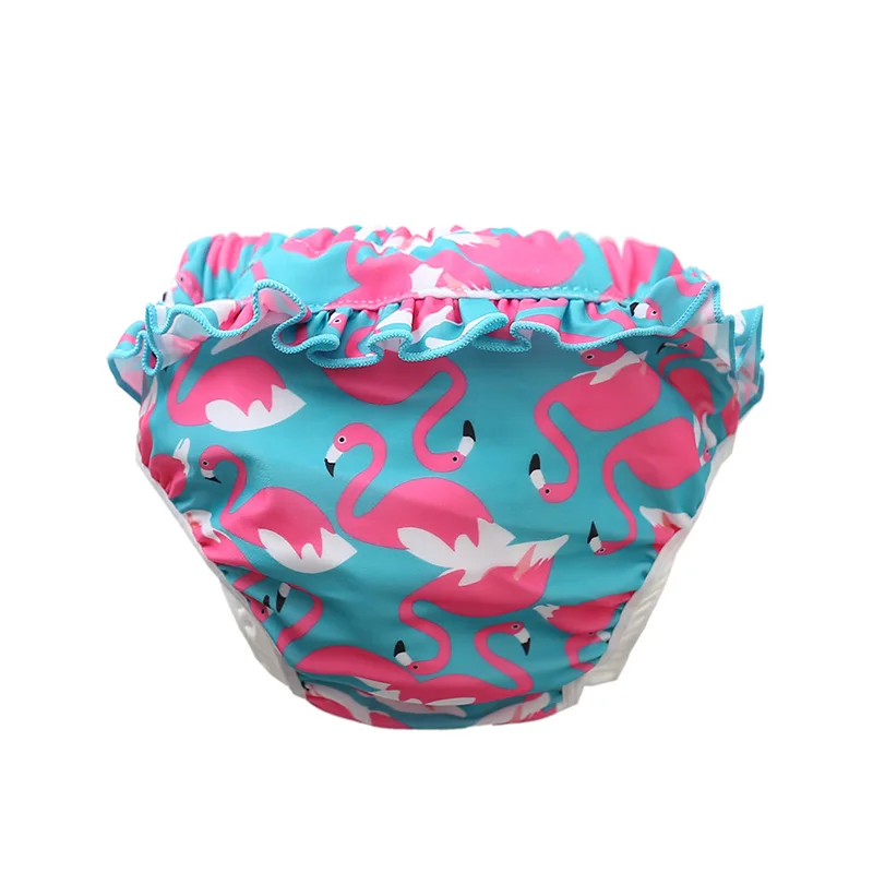 1 Piece Newborn Boy Girl Swinwear Cute Cartoon Animal Fruit Swim Trunks for Infant Baby Summer Washable Waterproof Swimwear