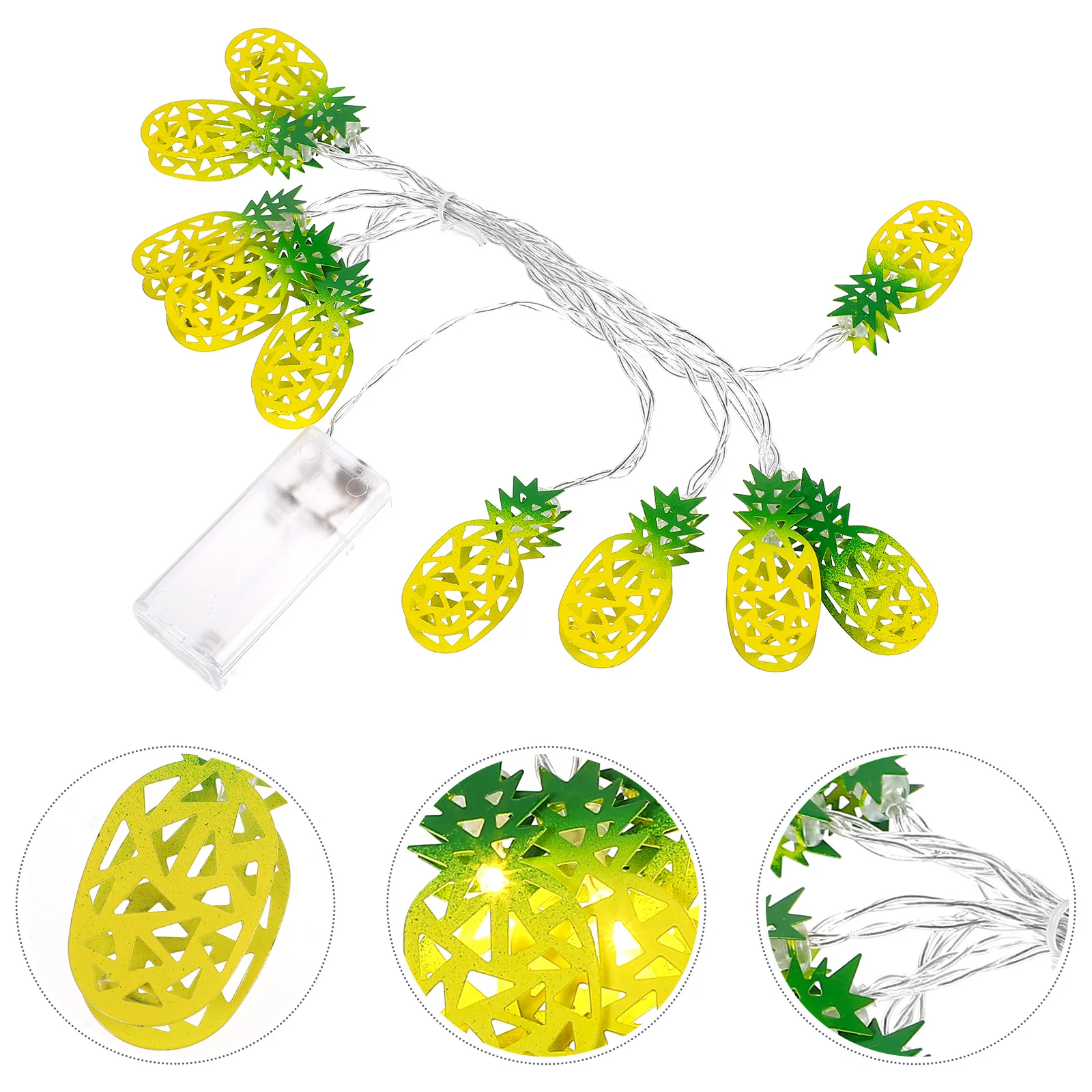 Lampki LED w kształcie ananasów, dekoracja na imprezę, do ogrodu, na zewnątrz, do sypialni, świąteczna dekoracja, girlanda świetlna z ananasami.