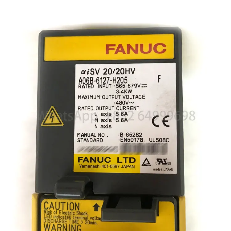 A06B-6127-H205   Servo Drive  Amplifier Module for CNC System