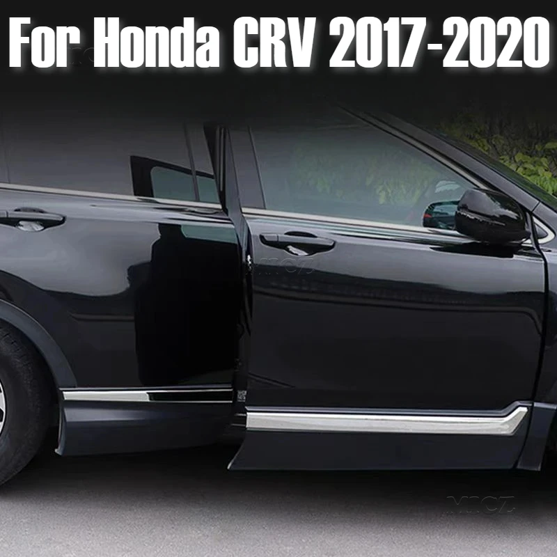 

Для Honda CRV 2017-2020 6 шт. автомобильный Стайлинг хромированная нержавеющая сталь кузов автомобиля боковая дверь молдинг крышка отделка Стайлинг автомобиля