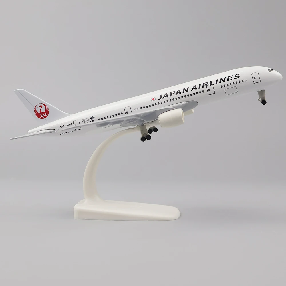 Metalen Vliegtuig Model 20Cm 1:400 Japan B787 Metalen Replica Legering Materiaal Met Landingsgestelwielen Ornament Speelgoed Jongen Verjaardagscadeau