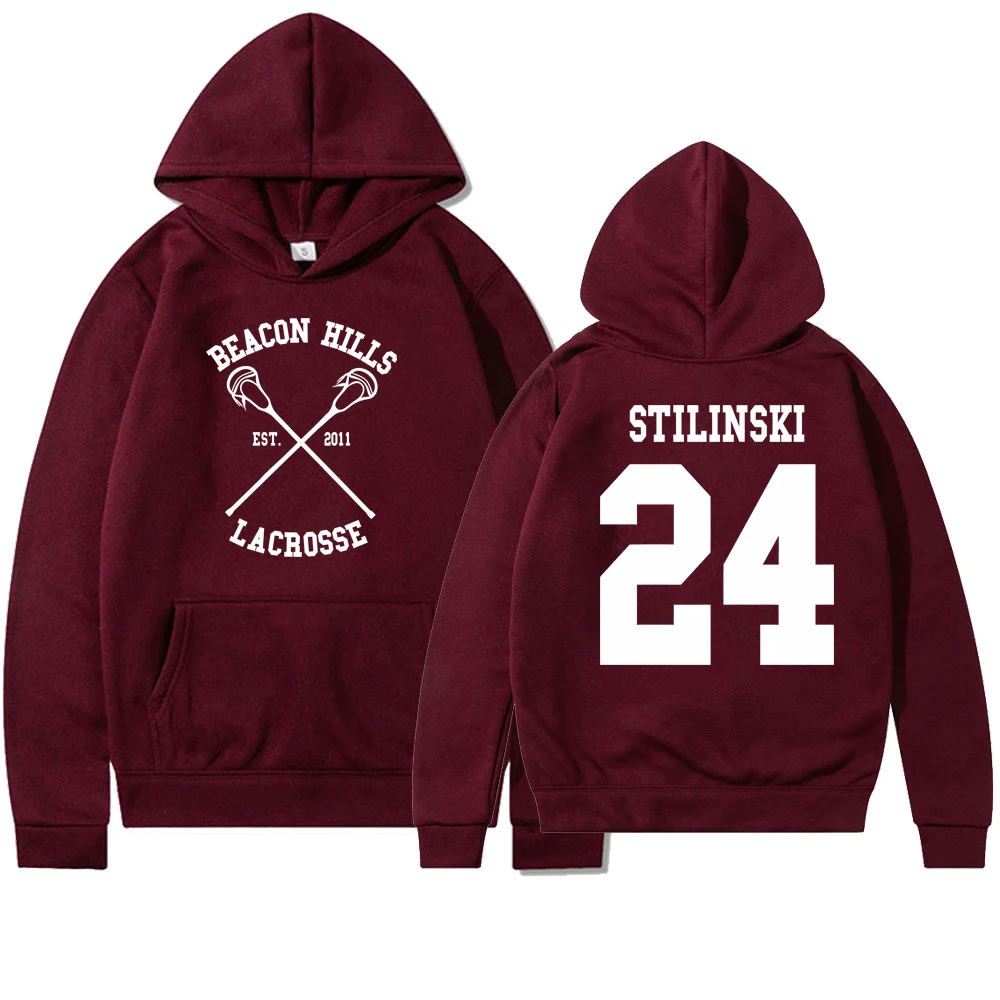 

Teen Wolf Hoodies STILINSKI 24 LAHEY 14 MCCALL 11 Fashion Print Streetwear Men Women Sports Sweatshirts Hoodie Harajuku Clothing