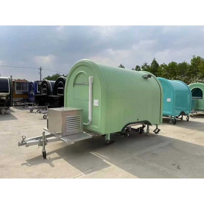 Equipped Kitchen Customized Food Trailer Small Fast Kitchen Equipment Solution Space Optimized Easy Operation Catering Truck
