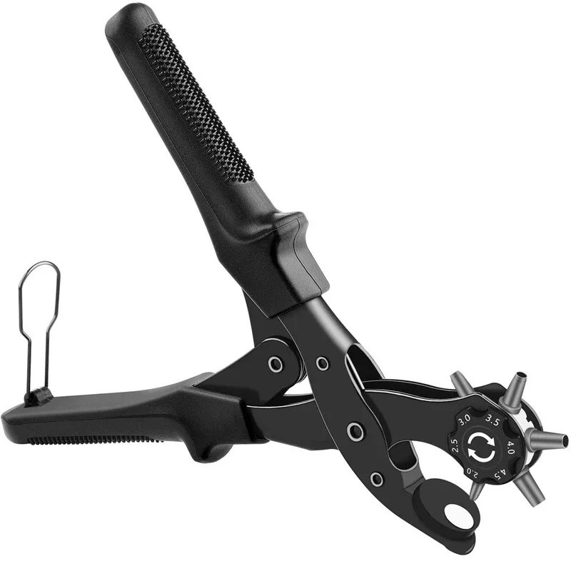 

1PC 2/2.5/3/3.5/4/4.5mm For Household Multifunctional Anti-skid Belt Punch Hand Tools Flat Pliers Tool Free Ship