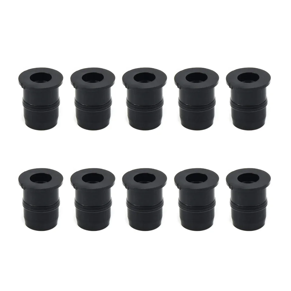 10 Pcs 5mm Motorcycle Windshield Rubber Rivet Nuts Set M5-Vibration Damper Panel Mounting Well Nut For Honda For Suzuki