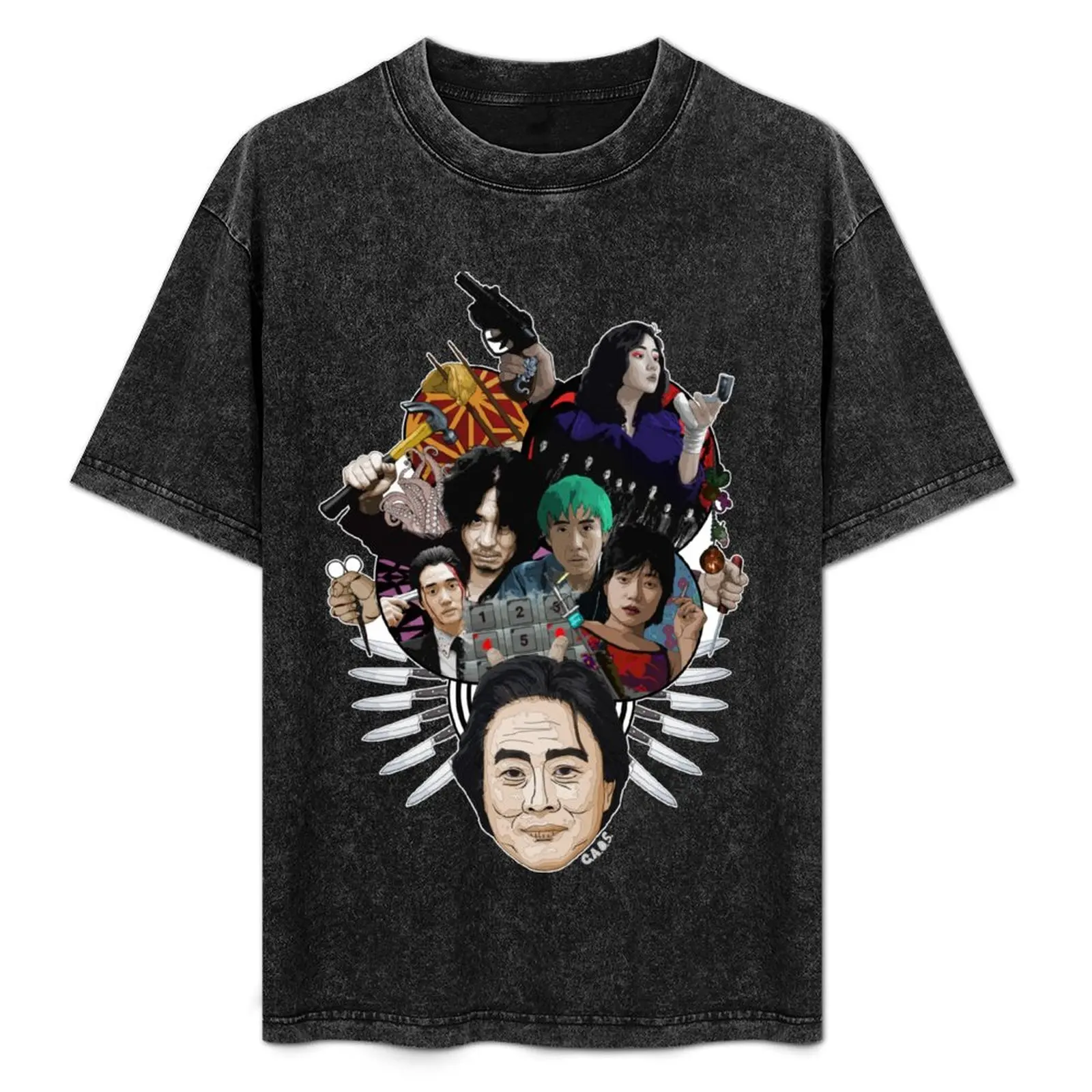 

Park Chan-wook - Mash Up Tribute T-Shirt valentines clothes oversizeds plain white t shirts men