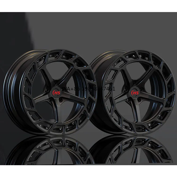 

5x112 5x120 5x114.3 Custom Forged 19x8.5/9.5 5x112 Black Forged Wheels Rims for Mercedes-Benz S-Class W222 with Aero Ring