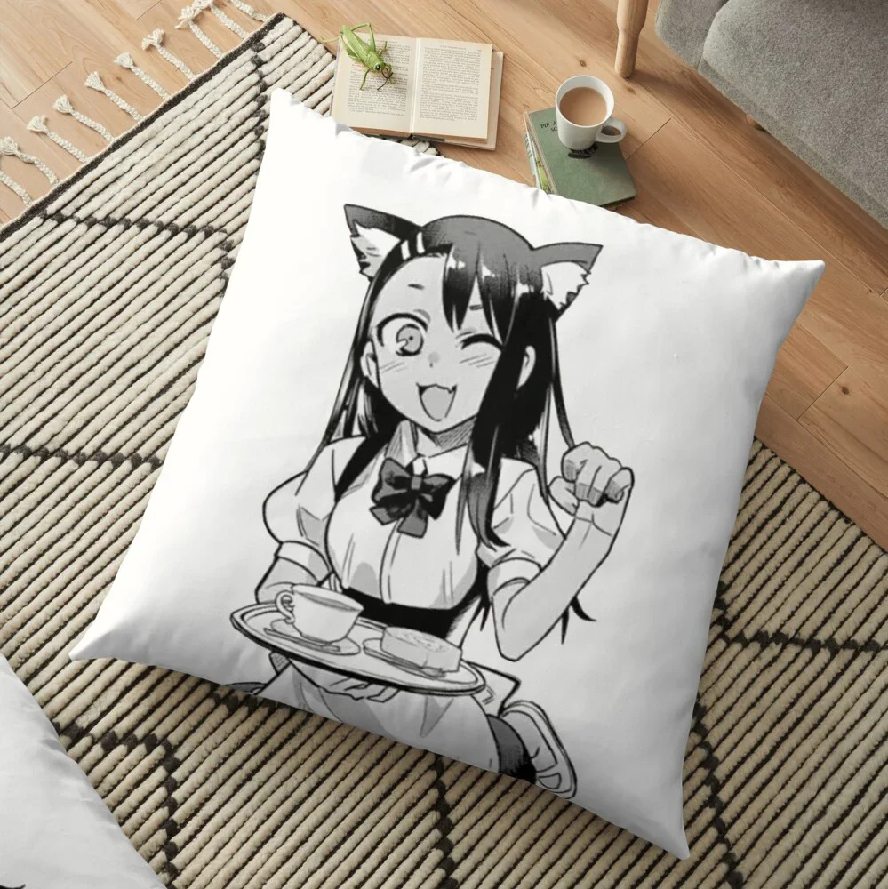 Ijiranaide Nagatoro San Nagatoro Cat Maid Home Fashion Accessories Decorative Throw Pillow Case Cushion Cover Home Decor