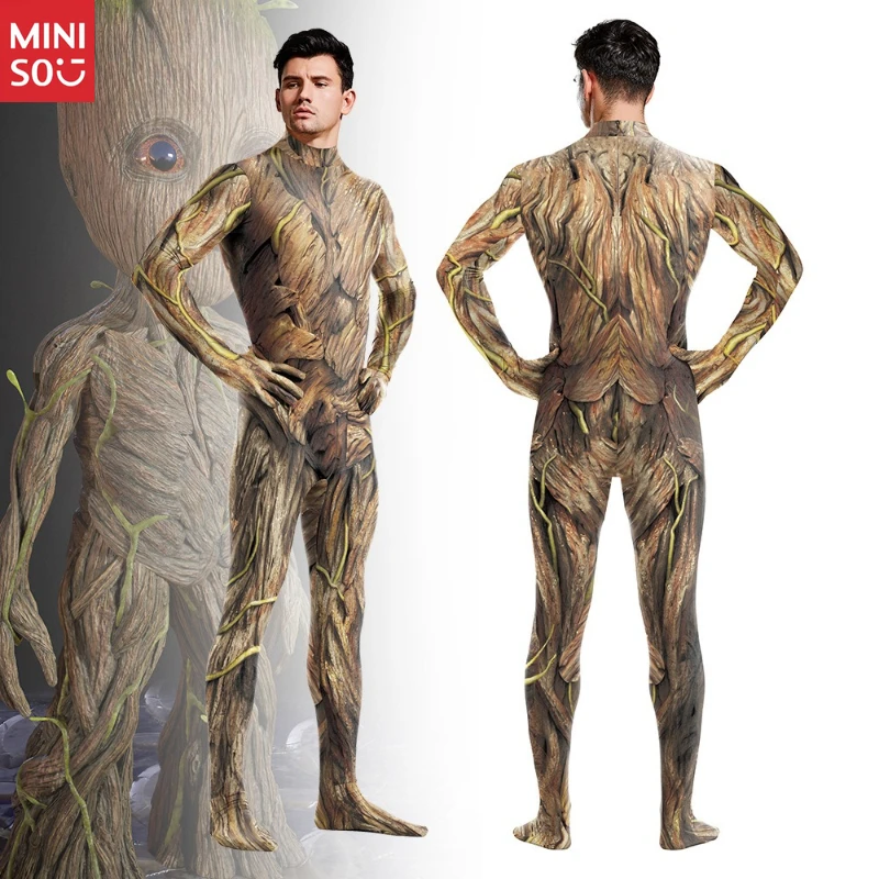 

Miniso Groot Adult Bodysuit 2025 | Guardians of The Galaxy Cosplay, Character Costume