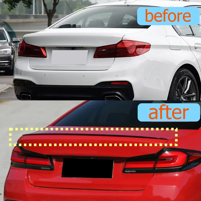 

Rear Trunk Spoiler Wing for BMW 5 Series G30 525i 530i 2017-2023 M5 Car Hatchback Version Roof Spoiler Wings Auto Accessories