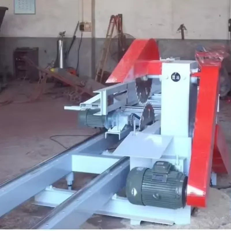 CE Certification QK-55 Log Sliding Table Saw Log Sliding Table Saw New Type of Equipment for Processing Logs