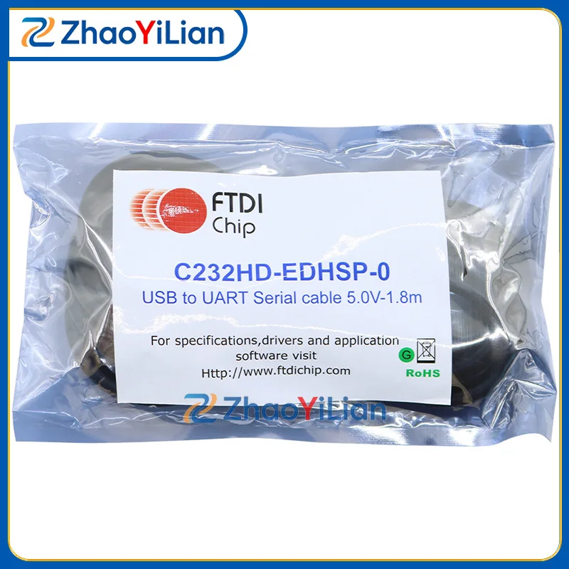 For C232HD‑EDHSP‑0 USB 2.0 Hi‑Speed To UART Converter Cable FT232H Chip Serial Debug Wire