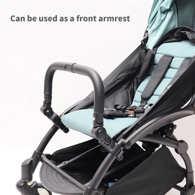 ที่ถอดออกได้เปลี่ยน Crossbar Pram Armrest รถเข็นเด็กกันชนบาร์