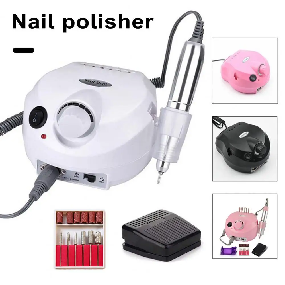 

30000RPM Electric Nail Sander Pedicure Manicure Tools Professional Nail Drill Machine Low Noise Cutters Nail File Kit