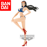 BANDAI's One Piece Nico Robin Vacation - Themed Figure Is Made of High - Quality PVC. 23cm Tall
