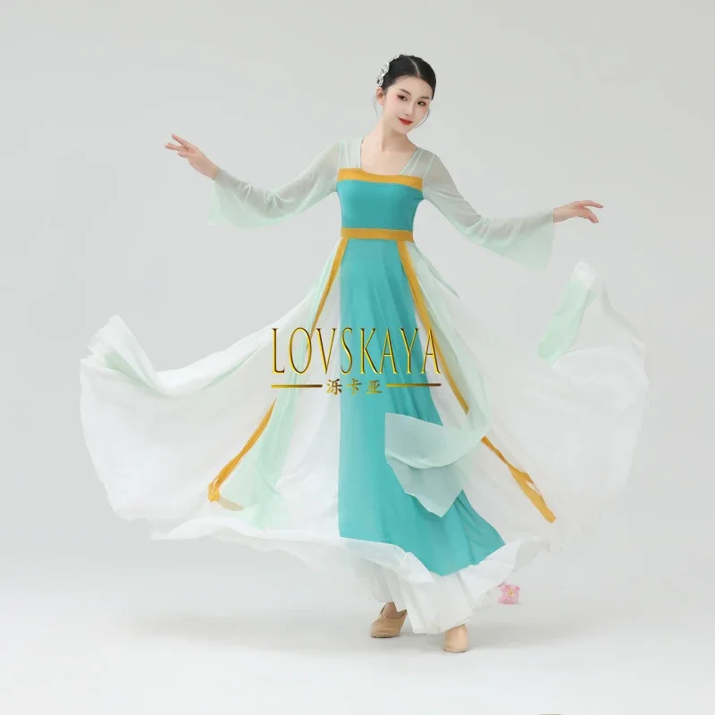 Chinese dance performance costumes drama Classical dance costumes women gauze training costumes