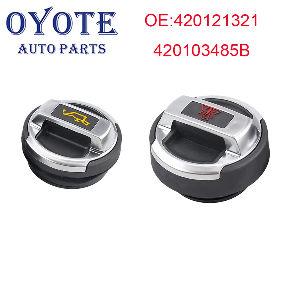 OYOTE 420121321 420103485B Coolant Or Oil Expansion Tank Cap For Audi R8 Oil Cap For VW Scirocco Passat Golf R Tigan For SKODA