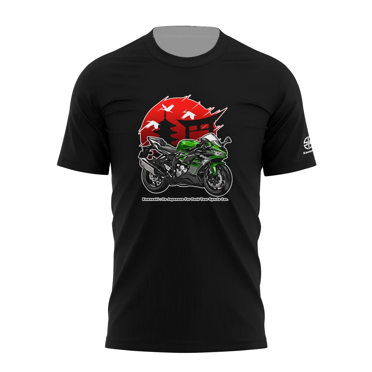 

Лето 2025 г., популярные мотоциклетные быстросохнущие дышащие шорты с узором Kawasaki и вездеходные мотоциклетные спортивные шорты