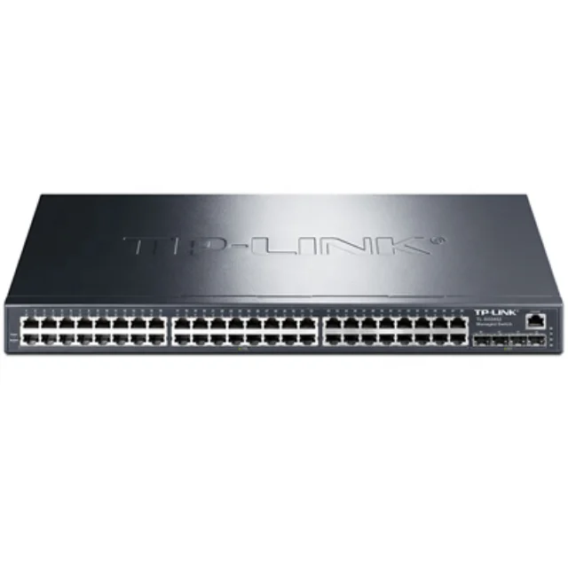 محول جيجابت مُدار بالكامل من Tp-link 48 منفذًا 10/100/1000Base-T RJ45 منافذ 4 منافذ جيجابت SFP محول شبكة ويب VLAN TL-SG3452 #2