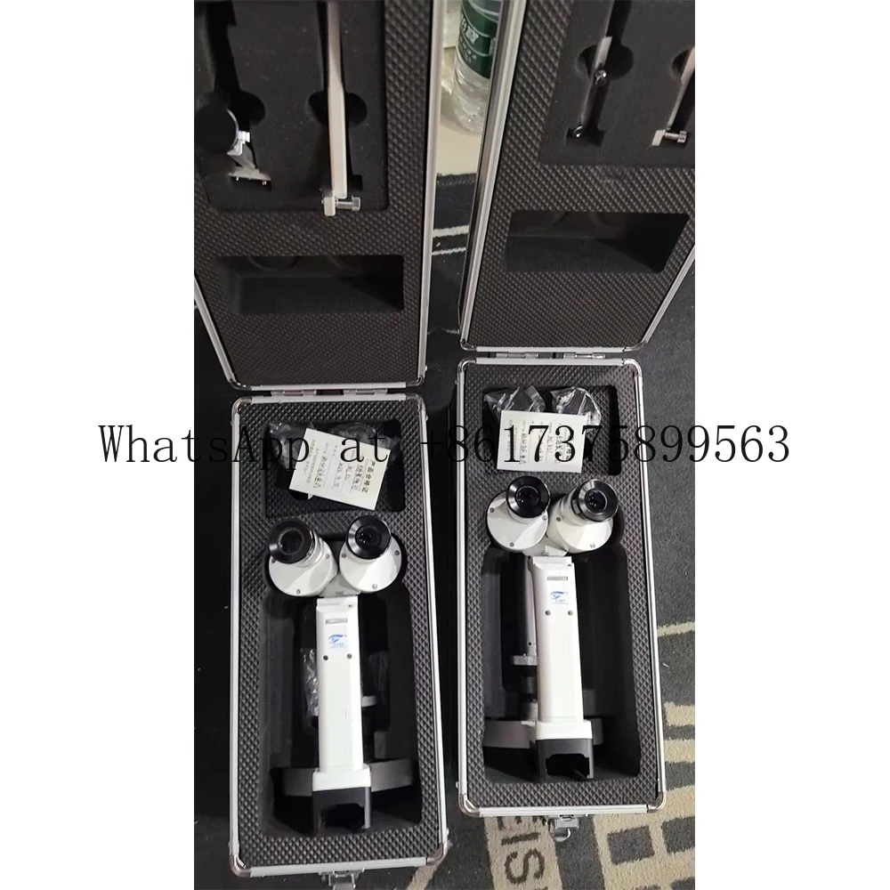 Portable Handheld Veterinary Slit Biomicroscope Professional Ophthalmic Diagnostic Device for Animal Eye Exam