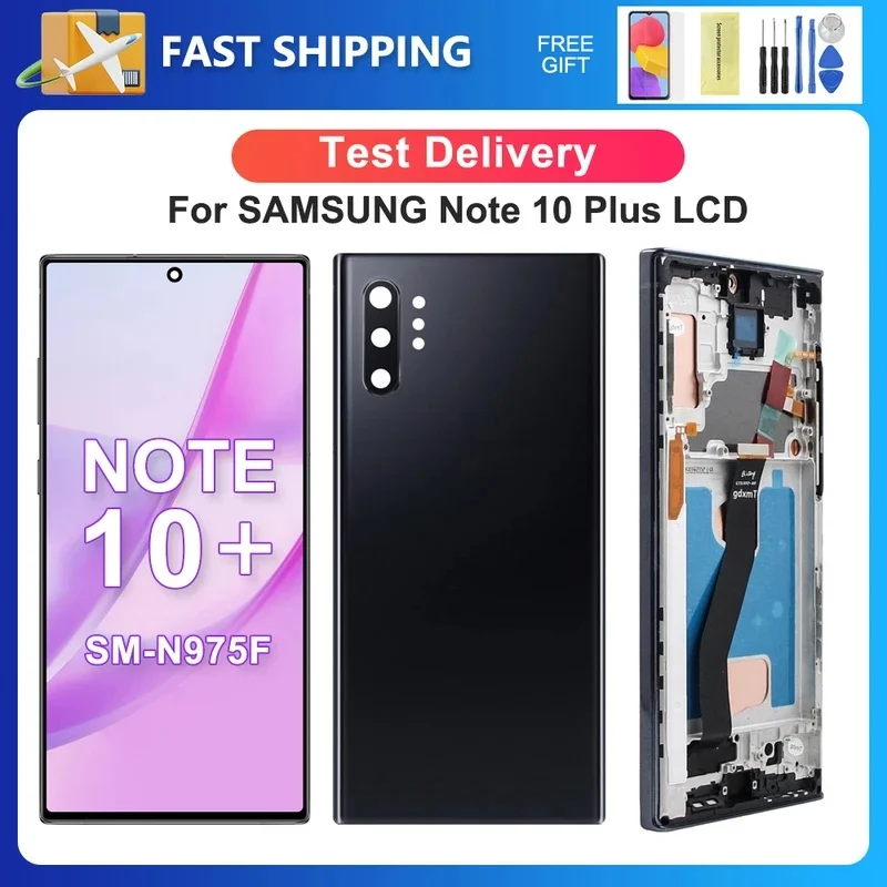 Для Samsung Note 10 Plus (тестированный Note10+ N975F N975 N975W) — замена дисплейного модуля с сенсорным экраном и диджитайзером.