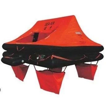 

inflatable liferaft ISO 9650-1 Throw-overboard Inflatable Life raft YT-8 and 4,6,10,12, soft packing