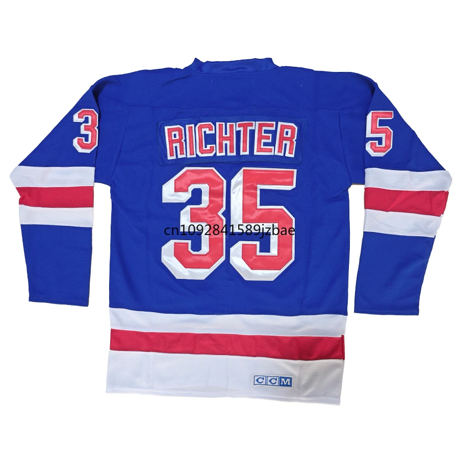 Mike Richter Jersey American New York Retro Ice Hockey Jerseys 68 Jaromir Jagr Jersey All Stitched Sport Sweater Us Mens M-3XL