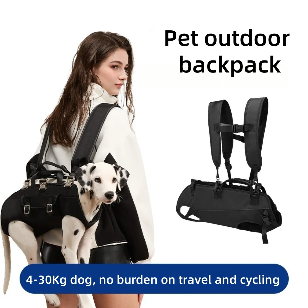 Mochila para perros mediana y grande, transportador portátil para excursiones de mascotas, mochila Shiba Inu Corgi, artefacto para perros