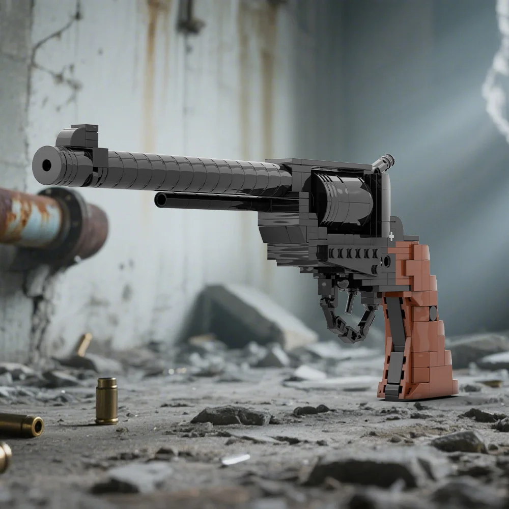 Gobricks MOC コルツモデル 1873 キャバリアリボルバービルディングブロックモデル創造性ピストルレンガ diy 組み立ておもちゃ子供のギフト