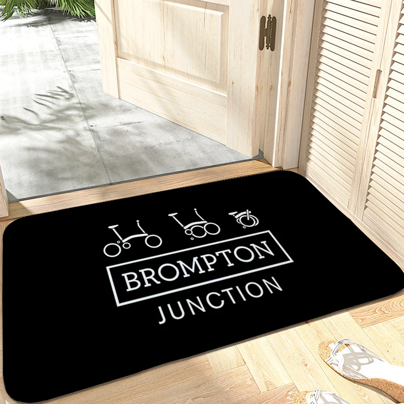 Carpets for Living Room B-Bromptons Logo Floor Mats Front Door Kitchen Treadmill Rugs Bedroom Flannel Bathmat Home Decorations