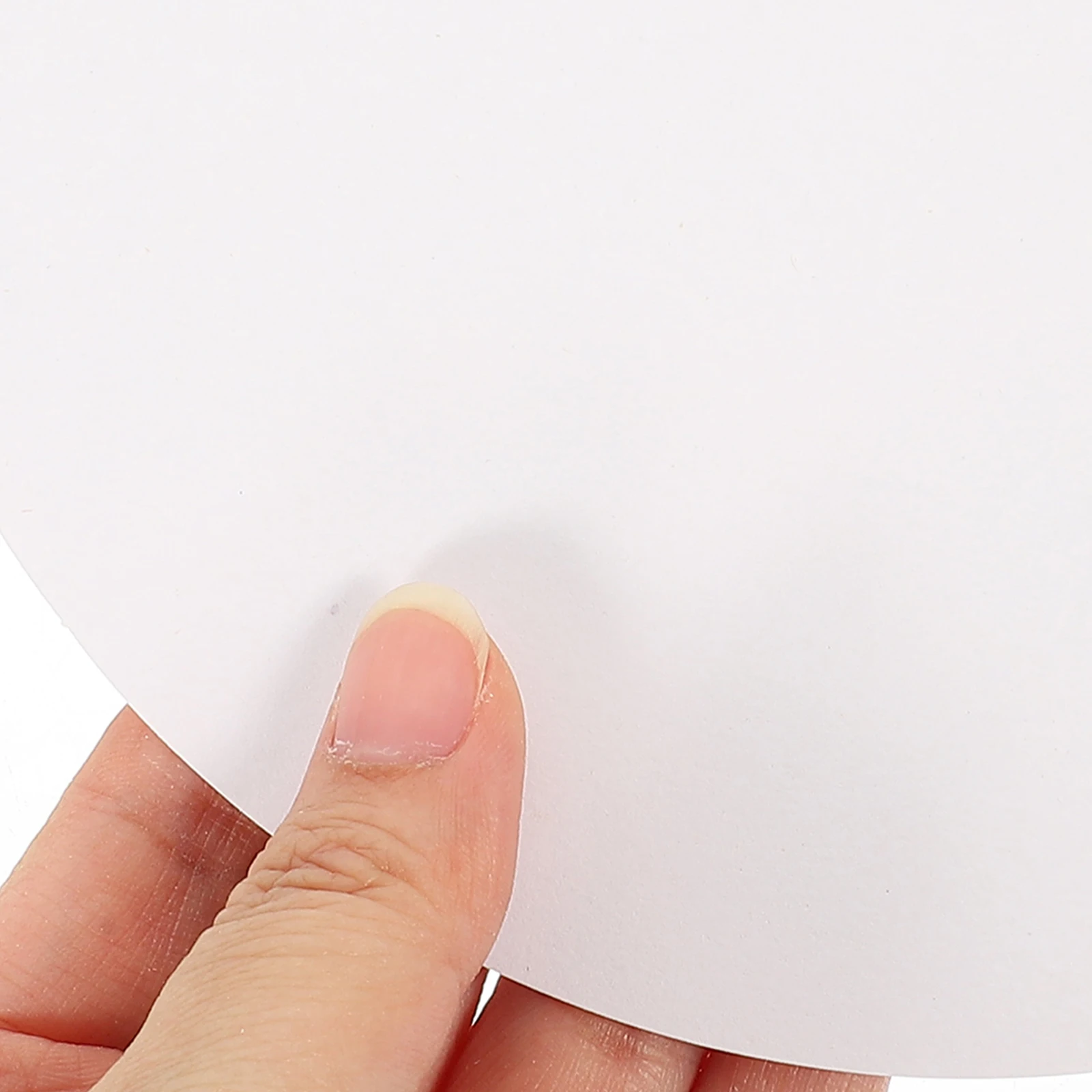 40 ورقة دائرية سميكة من الورق المقوى ورق رسم صلب لألوان مائية من الأكريليك الفني للحرف اليدوية لوحة رقاقة ذاتية الصنع