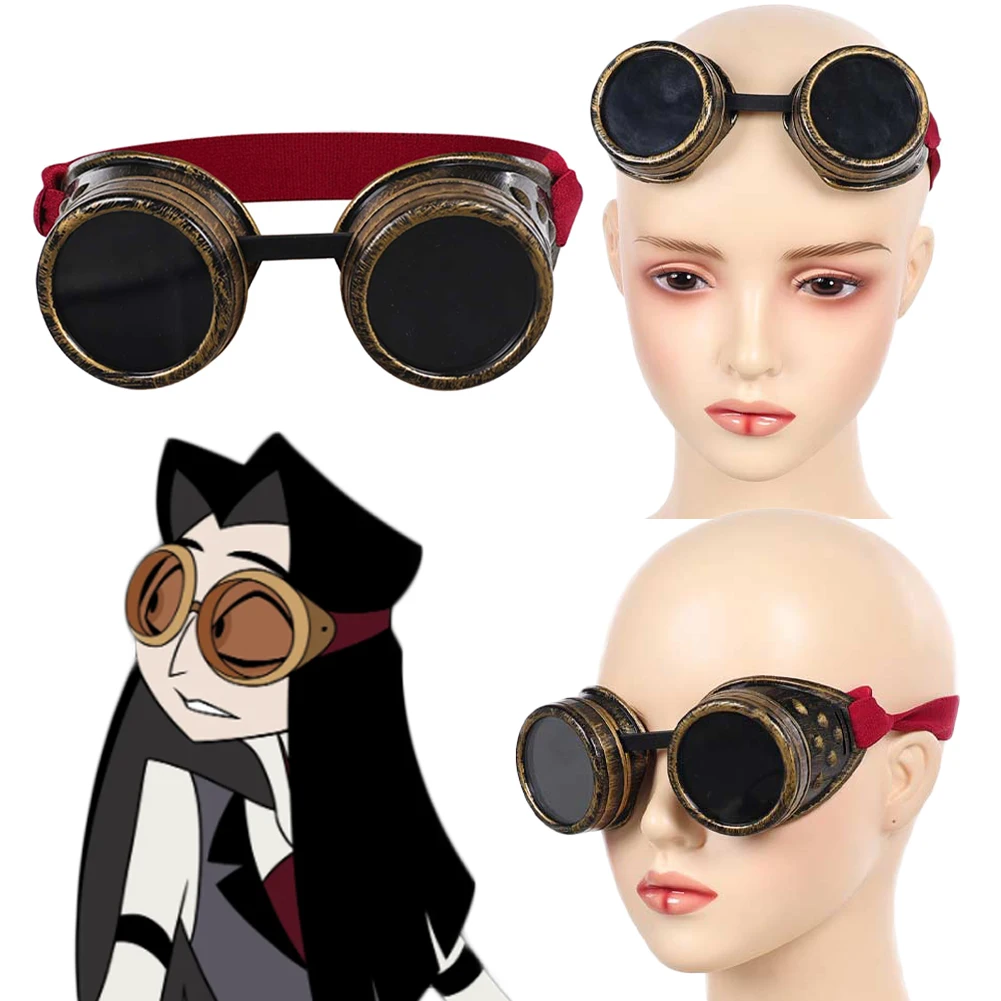 2025 TV Hell Inn 2 Sir Pentious تأثيري الأسود مختبر نظارات زي اكسسوارات وتتسابق الدعائم الهدايا حفلة كرنفال الهالوين