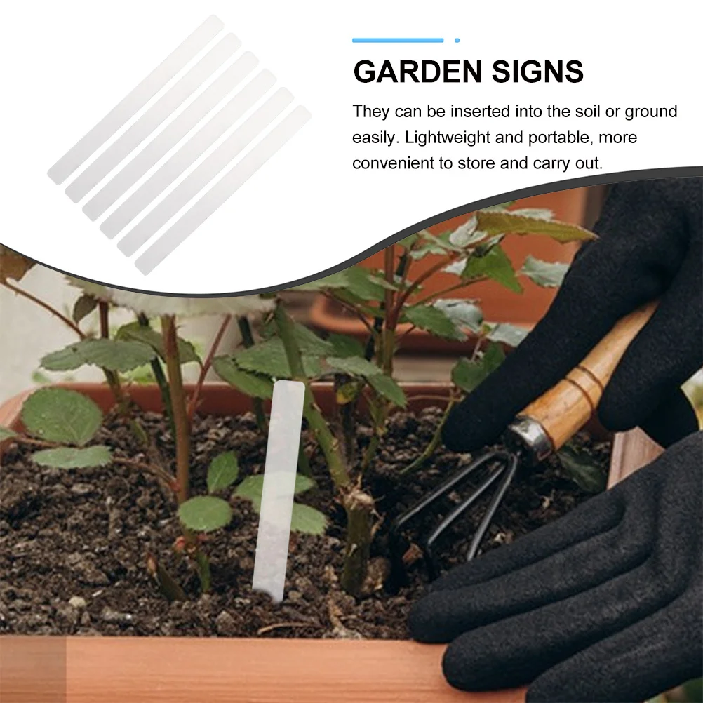 24 قطعة من فئة الخضروات الأكريليك، متينة وخفيفة الوزن لمزارعي أواني الزهور، سهلة الكتابة وإدخالها إلى التربة